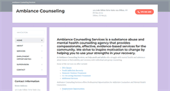 Desktop Screenshot of ambiancecounseling.com