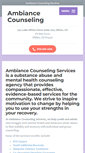 Mobile Screenshot of ambiancecounseling.com